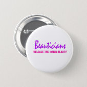 Inner Beauty Pinback Button (Front & Back)