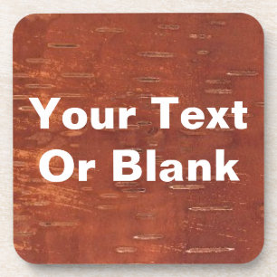 Inner Birch Bark Drink Coaster