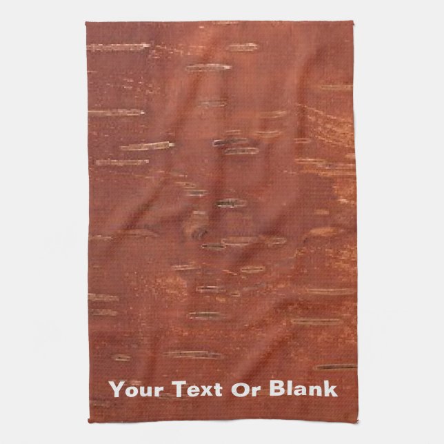 Inner Birch Bark Kitchen Towel (Vertical)