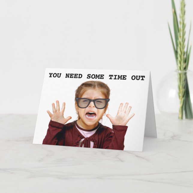 INNER BRAT BIRTHDAY GIFT CARD GREETING CARDS (Front)