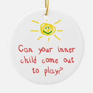 Inner Child Ceramic Ornament