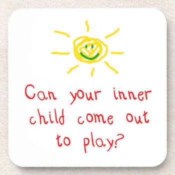 Inner Child Coaster by scribbleprints at Zazzle