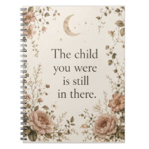 Inner Child Healing Vintage Floral Quote 