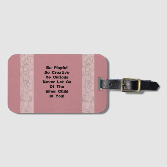 Inner Child  Luggage Tag (Front Horizontal)