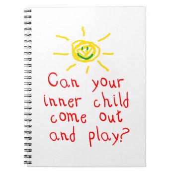 Inner Child Notebook by scribbleprints at Zazzle
