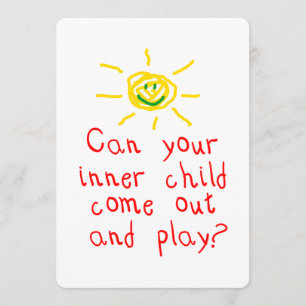 Inner Child Party Invitation