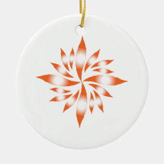 Inner Christmas Star #8 Ceramic Ornament