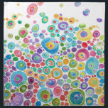 Inner Circle Cloth Napkins<br><div class="desc">Fun, colorful design "Inner Circle"</div>
