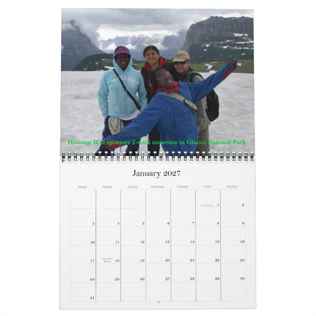 Inner City Outings, Sierra Club 2009 Calendar (Jan 2027)