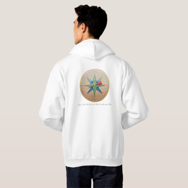 Inner Compass Hoodie Sweatshirt (Back Full)