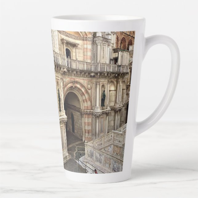 Inner courtyard DOGE’s PALACE, VENICE ITALY 2nd Latte Mug (Right)