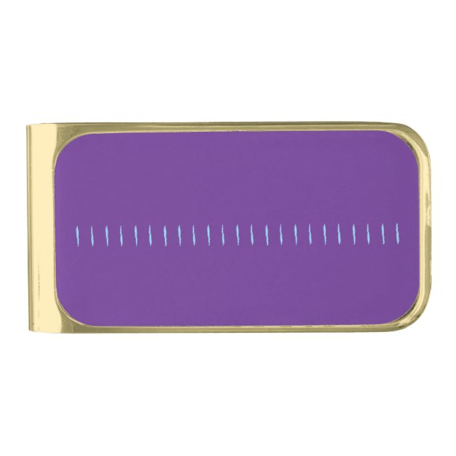 Inner Crown  Gold Finish Money Clip (Front)