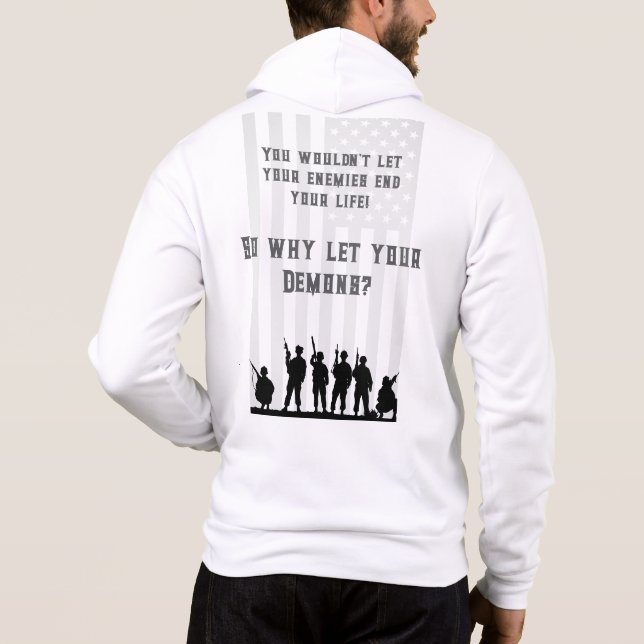 Inner Demons Hoodie – Mental Health Awareness (Back)