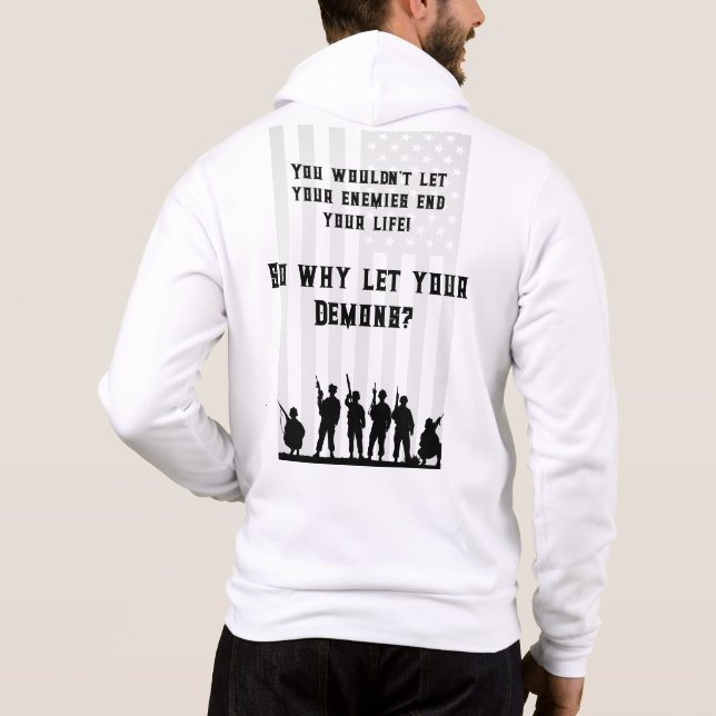 Inner Demons Hoodie – Mental Health Awareness (Back)