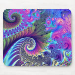 Inner Ear Mouse Pad<br><div class="desc">Extremely vibrant and colorful multilayered fractal.</div>