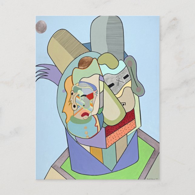 "Inner Face" by Ruchell Alexander Postcard (Front)