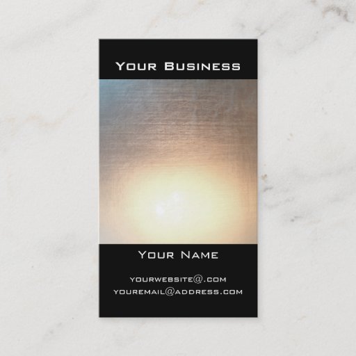 Customizable Inner Glow  Business Card