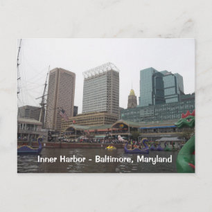 Inner Harbor in Baltimore, Maryland Postcard