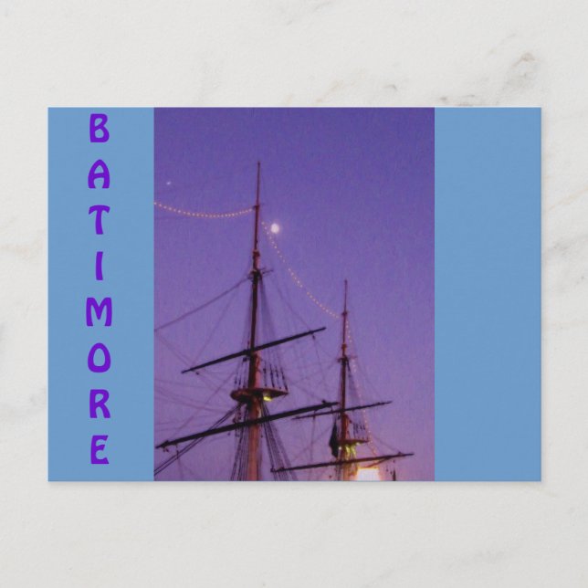 Inner Harbor Oil Postcard (Front)
