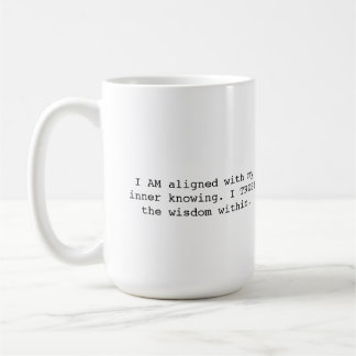 Inner Knowing Mantra Mug with Prayer Portal