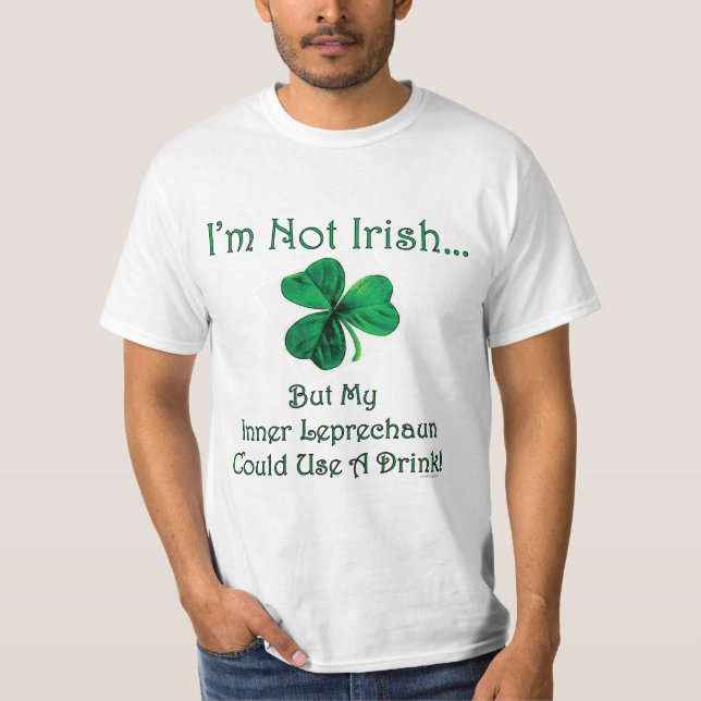 Inner Leprechaun St. Patrick's Day T-Shirt (Front)