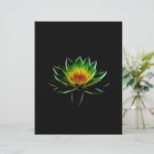 Inner Light l Lotus Abstract Art (Standing Front)