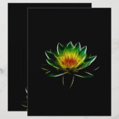 Inner Light l Lotus Abstract Art (Front/Back)