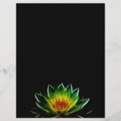 Inner Light l Lotus Abstract Art (Back)