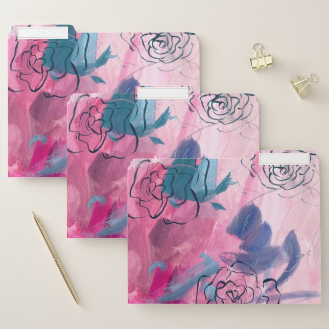 Inner Music - Floral Sketch File Folder (Set)