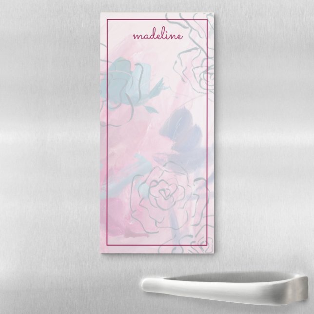Inner Music - Floral Sketch Magnetic Notepad (In Situ)