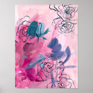 Inner Music - Floral Sketch Poster