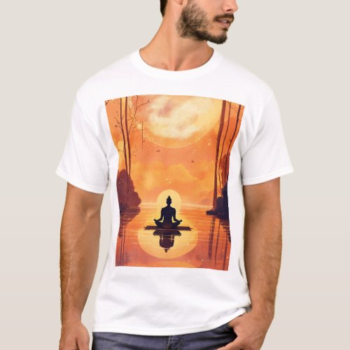 Inner Peace Buddhas Journey T_Shirt