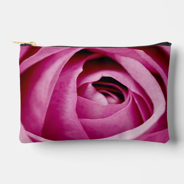 Inner Petals of Rose Bud Accessory Pouch (Front)