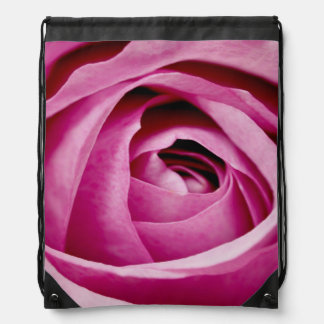 Inner Petals of Rose Bud Drawstring Bag