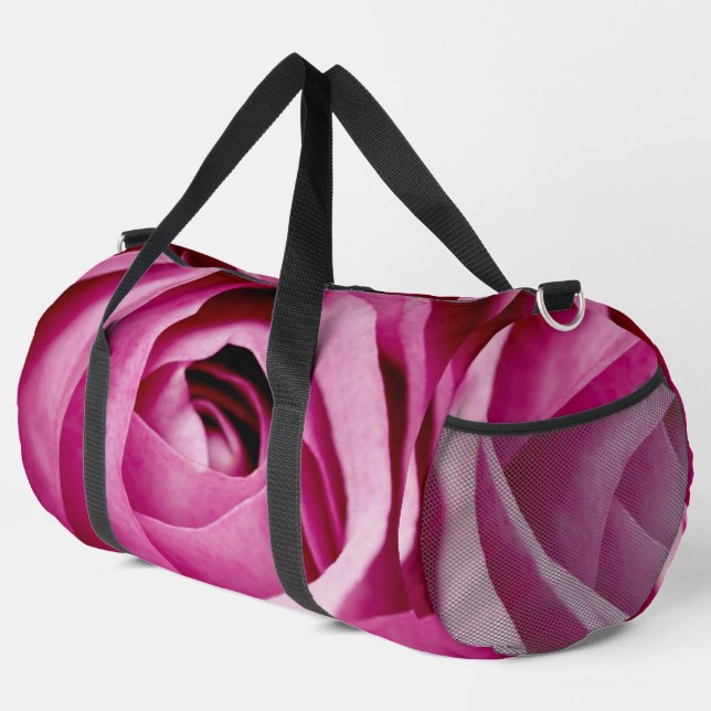 Inner Petals of Rose Bud Duffle Bag (Right Corner)