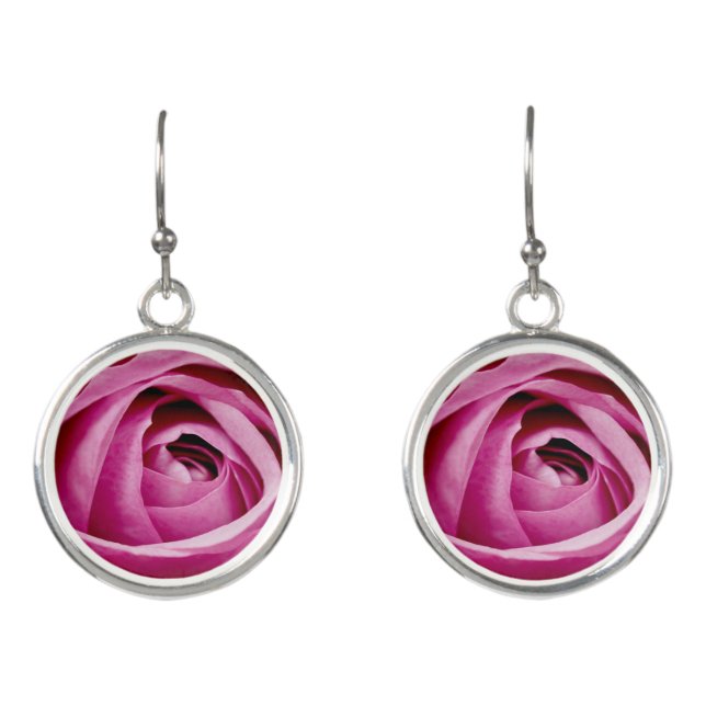Inner Petals of Rose Bud Earrings (Front)