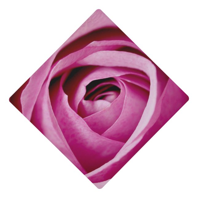 Inner Petals of Rose Bud Graduation Cap Topper (Front)