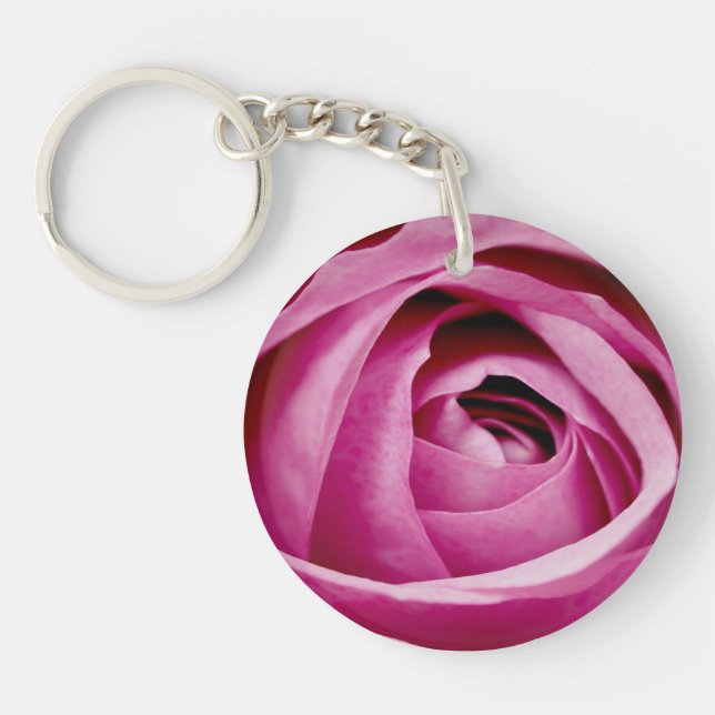Inner Petals of Rose Bud Keychain (Front)
