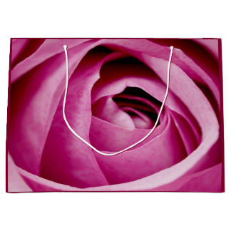 Inner Petals of Rose Bud Large Gift Bag