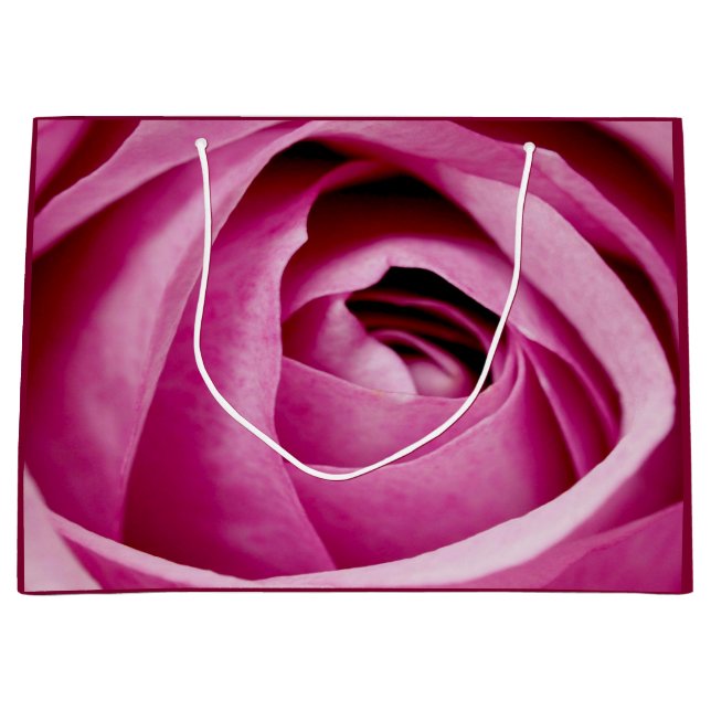 Inner Petals of Rose Bud Large Gift Bag (Front)