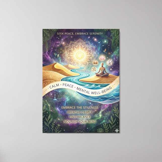 Inner Sanctuary: A Visual Breath of Fresh Air Canvas Print (Front)