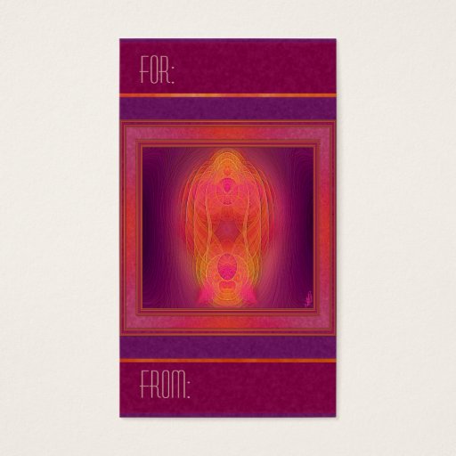 Customizable Inner Sanctum Abstract Art Business Card Template