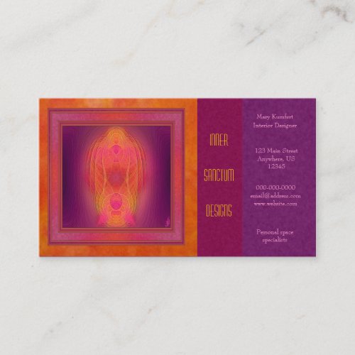 Inner Sanctum Abstract Art Business Card