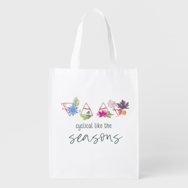 Inner Seasons Grocery Bag (Front)