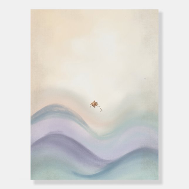 Inner Silence – Zen Inspired Modern Poster (Front)