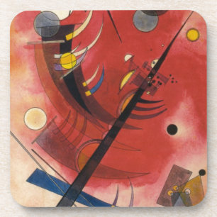 Inner Simmering Abstract Painting Beverage Coaster