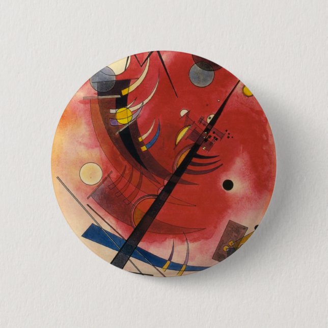 Inner Simmering Abstract Painting Button (Front)