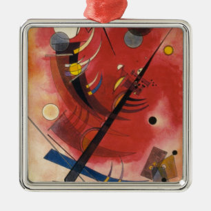 Inner Simmering Abstract Painting Metal Ornament