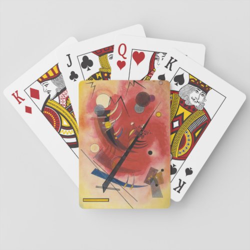 Inner Simmering Abstract Painting Poker Cards