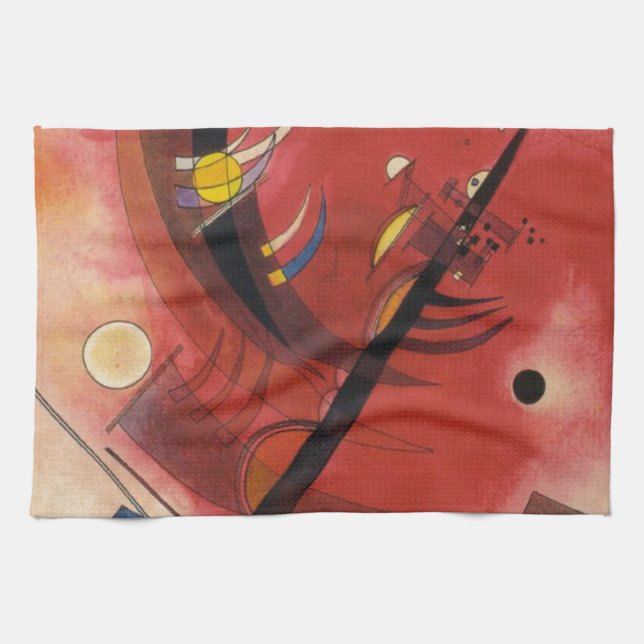 Inner Simmering Abstract Painting Towel (Horizontal)